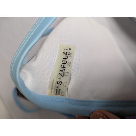 New Lot Of 5 Womens Bikini Tops Bottoms Zaful Wild Fable Roxy Trip Cruise Size S - Picture 7 of 11